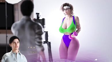 Photoshoot turns stepmom Eve gushing happy squirt orgasm