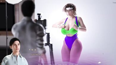 Photoshoot turns stepmom Eve gushing happy squirt orgasm