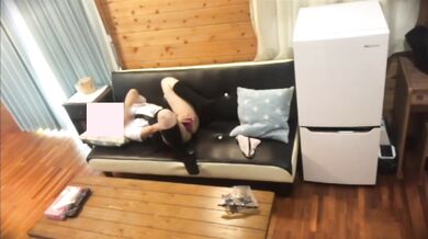 Japanese schoolgirl solo masturbation raw amateur climax