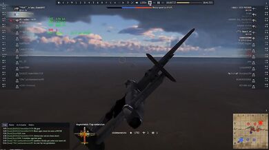 B-25 bomber destroys enemy team hard fight RB 7 0