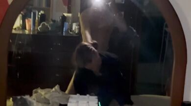 Cowgirl professor ruined in doggystyle with huge cock