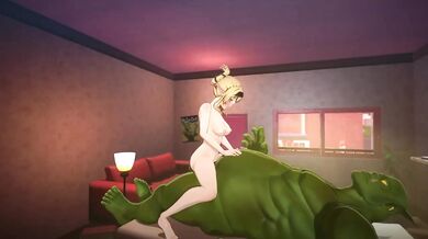 Married elf gets her womb breathed through by orc's monster cock in wild creampie fuck
