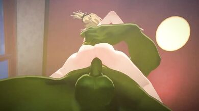 Married elf gets her womb breathed through by orc's monster cock in wild creampie fuck