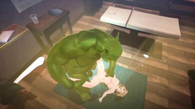Married elf gets her womb breathed through by orc's monster cock in wild creampie fuck