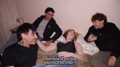 Only One Bed So Both Dicks Fucked Me Hard Rough Threesome
