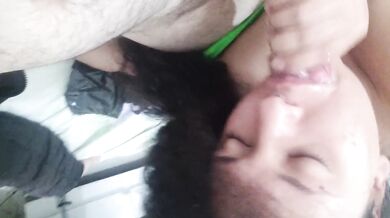 Extreme Sloppy POV Deepthroat Gags Choking Wet Saliva Brazilian Latina Ebony Thot Rough