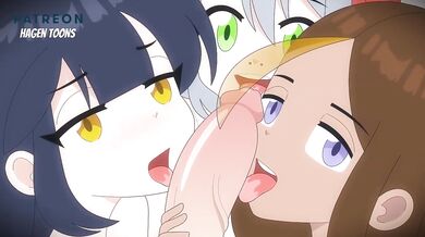 Koji Birthday Destroyed Gushing Hentai Exclusive Big Tits Threesome HD Porn