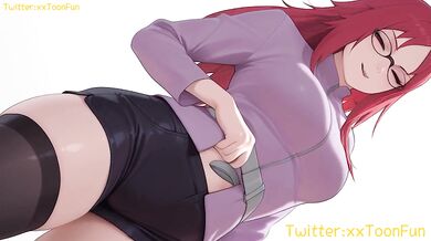 Karin Uzumaki Destroyed Gushing Blow Job Hand Job Tits Job Hentai Animation by xxtoonfun