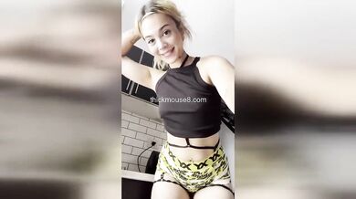 Amateur blonde petite student destroyed with big ass and creampie for a grade