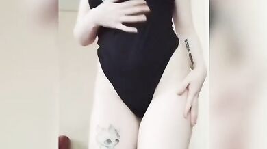 Kawaii Gym Girl In Lingerie Playing With Wet Pussy Until Squirting Dripping Cum