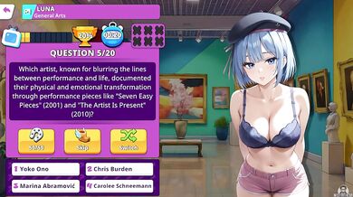 A SEXY QUIZ SHOW #07 Busty Brunette MILF Gets Destroyed By Big Dick