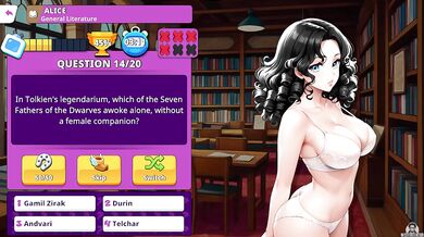 A SEXY QUIZ SHOW #07 Busty Brunette MILF Gets Destroyed By Big Dick