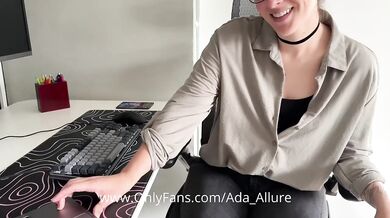 Nerd JOI IT Girl Caught You Watching Porn at Work Getting Destroyed