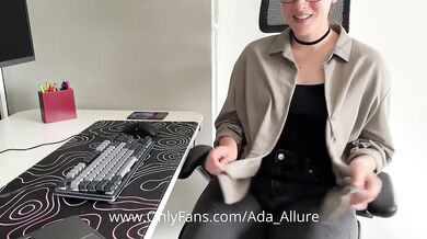 Nerd JOI IT Girl Caught You Watching Porn at Work Getting Destroyed