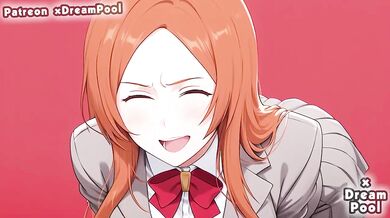 Orihime Inoue destroyed gushing choked blowjob big tits bleach hentai