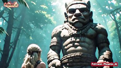 Tifa Exploratory Archaeologist Destroyed On Monster Girl Island With Big Cock Lesbian POV