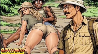 Jungle Heat Blonde Wife Blowjob BBC Cuckold Cartoon