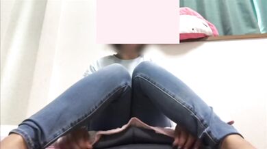When Masturbating With Jeans Half Down Naughty Liquid Came Out So I Inserted A Real Dick