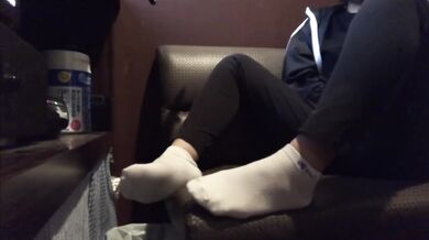 Cute Japanese Amateur Girl Masturbates Clit At Karaoke Because Room Has Someone