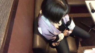 Serious Amateur Japanese Female Masturbates In Karaoke Box