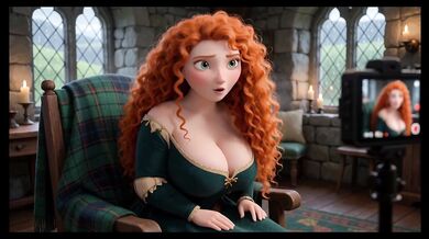 Horny Merida Amateur Casting Pov Big Tits Big Ass Creampie Cum Compilation Red Head Disney Cartoon