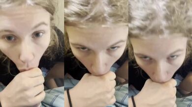 Pebbles Gets Better 3 Min Blowjob with Cum in Mouth Homemade Blonde Amateur HD