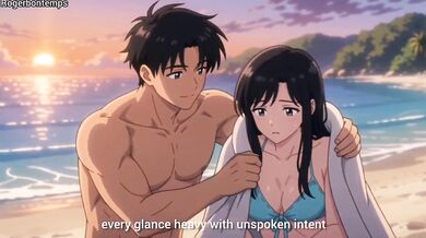 Swingers Foursome Destroyed at Public Beach Hotel Hentai