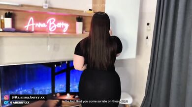 Young Russian Stepmom In Black Dress Destroyed Gushing Sperm Choked