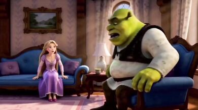 Shrek Cock Destroyed Rapunzel Deepthroat Cartoon Cumshot