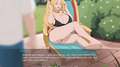 Sexy Milf Gets Destroyed by Big Dick in Porn Game Choking Wet Pussy and Ass Eaten