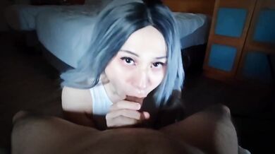 Sloppy Deep Throat Blowjob By Asian Cutie Amateur Babe G023