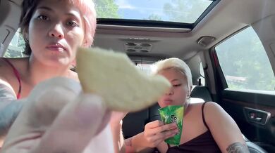 Risky Parking Lot Shenanigans With Ziggy Rouge