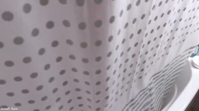 Our First Shower Sex With Stepsister Ended With Cum Gushing On Her Face Ameli Raw