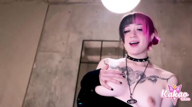 Aquarium Date Destroyed By Simple Sex And Amateur Blowjob Ride Cowgirl POV Goth Egirl Tattoo