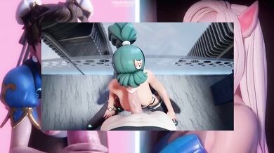 Blender Hentai AMV Destroyed By Big Ass Gangbang Music Video