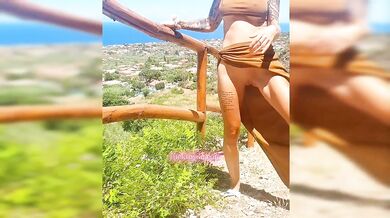 Petite Blonde Loud Outdoor Anal Wild Doggystyle Heavy Squirting and Dripping Anal Creampie