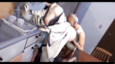 Unohana Retsu Destroyed Gushing NTR Bleach Cosplay Clothed Sex