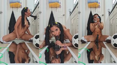 Petite Asian Babe Using Black Dildo Gets All My Attention