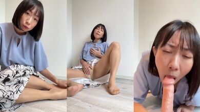 Japanese Amateur Asian Girl Masturbates Solo Female Pantyhose Uncensored Blowjob Destroyed Gushing Choked