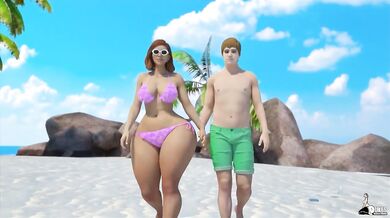 Cheating Wife Gets Beach Massage With Big Dick Surprise Destroyed Gushing Rough