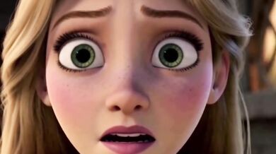 Tangled Rapunzel Blowjob Debut Destroyed Gushing 3D Ai HD
