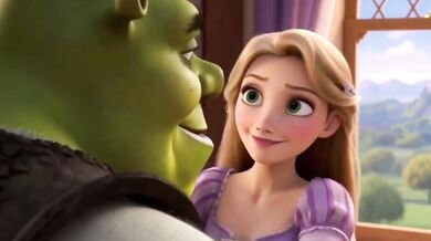 Tangled Rapunzel Blowjob Debut Destroyed Gushing 3D Ai HD