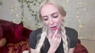 Bratty Blonde Babysitter Cheating For Money With Cum Countdown On Face