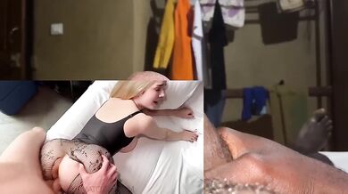 Real Couple Destroyed With Creampie Doggy Style Reaction