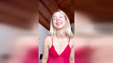 Petite Blonde Amateur Model In Sheer Sexy Lingerie Gets Destroyed By Hard Rough First Time Anal