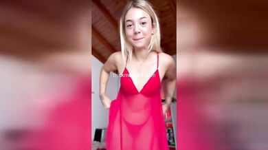 Petite Blonde Amateur Model In Sheer Sexy Lingerie Gets Destroyed By Hard Rough First Time Anal