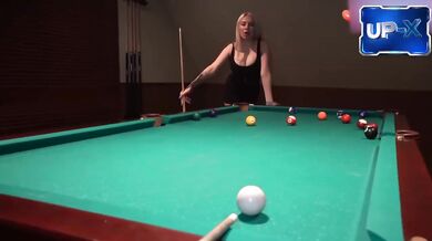 Blonde Milf With Big Tits Destroyed Me With Rough Anal Sex On A Pool Table