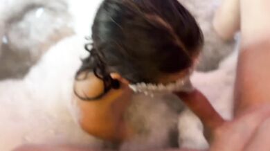 Jacuzzi Sex Destroyed Cute Teen Stepsister Gushing Wet Mirror Blowjob Foam Hotel Los Angeles
