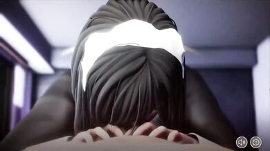 Master Destroyed Maid With Hard Creampie In Public Restroom