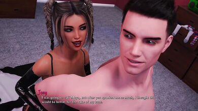 D.I.K. 274 Lesbian College Girls Share Big White Cock Threesome